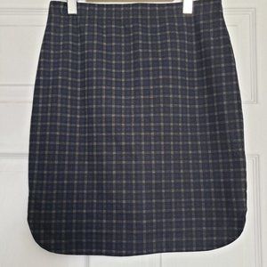 Max Studio mid-length plaid skirt | Jupe à petits carreaux Max Studio
